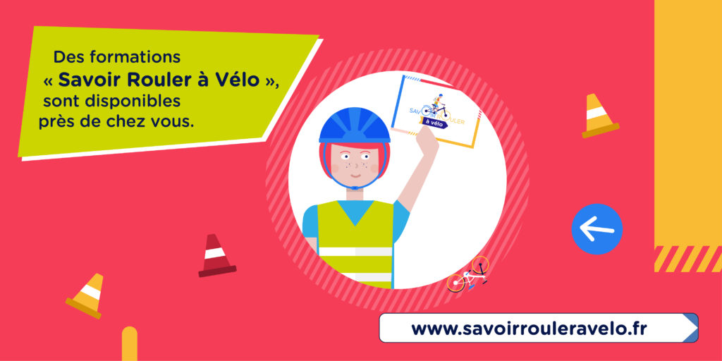 Des formations Savoir Rouler à Vélo sont disponibles près de chez vous